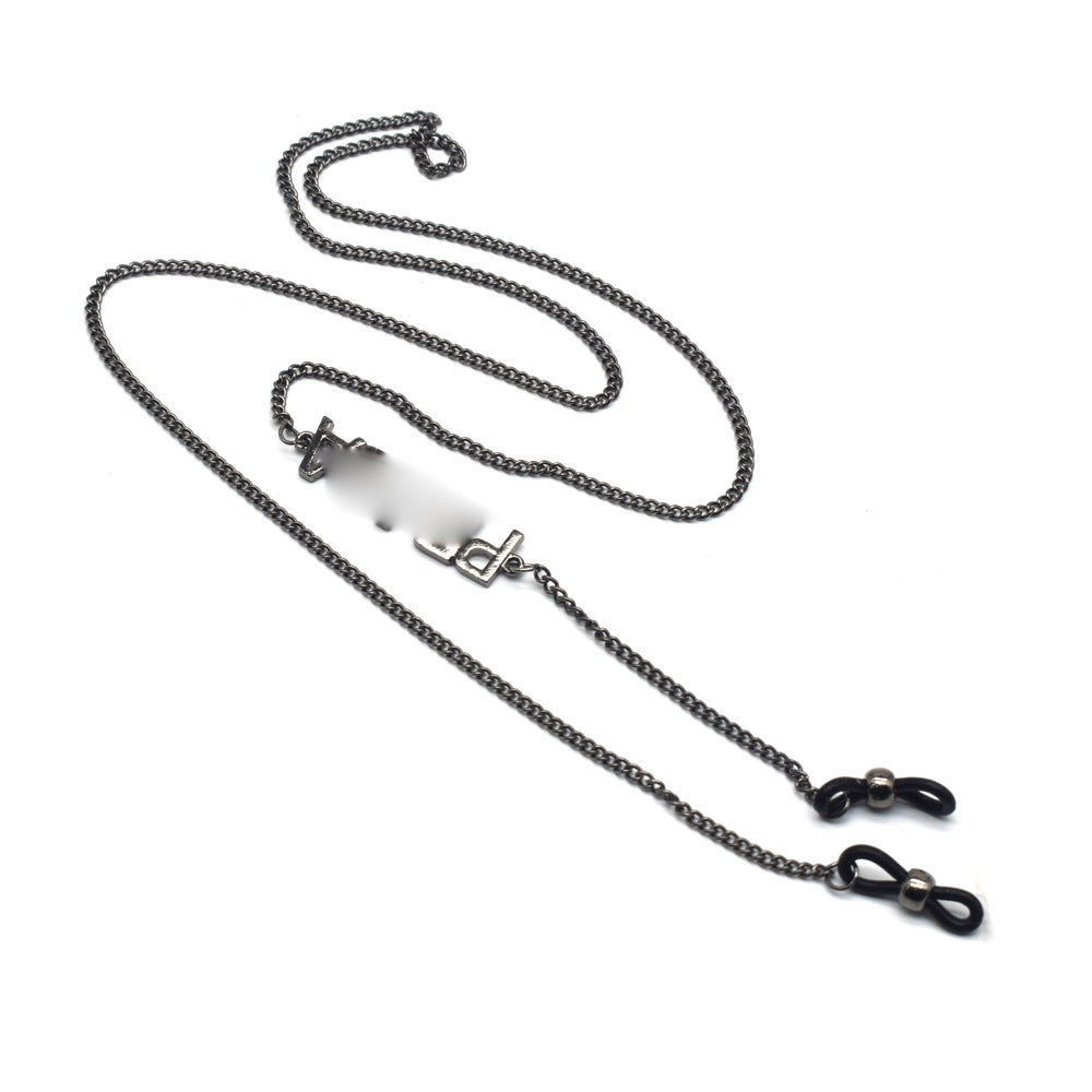 Adjustable Silver Eyewear Chain Bowlift