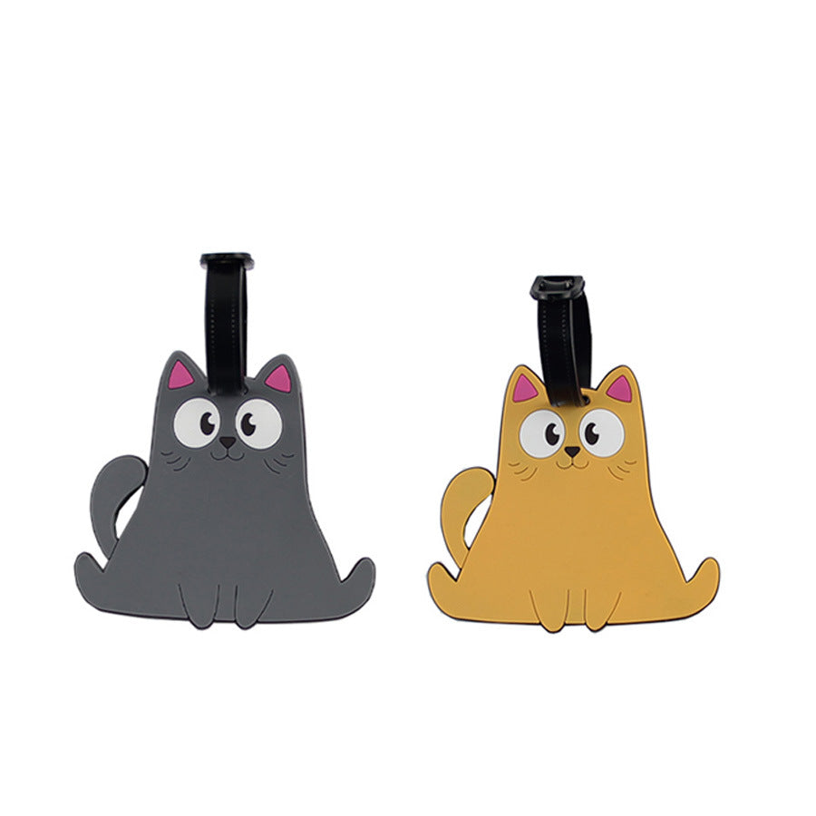 Playful Cat Luggage Tag Bowlift