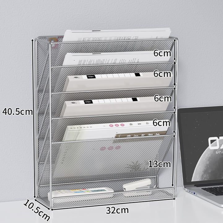 Mesh Document Organizer Rack Bowlift