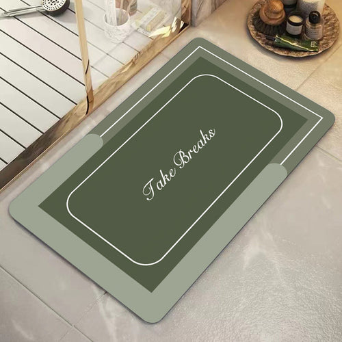 Motivational Kitchen Floor Mat Bowlift