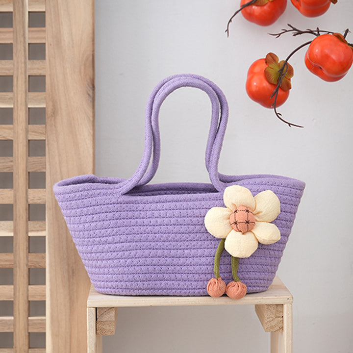 Flower-shaped tote bag Bowlift