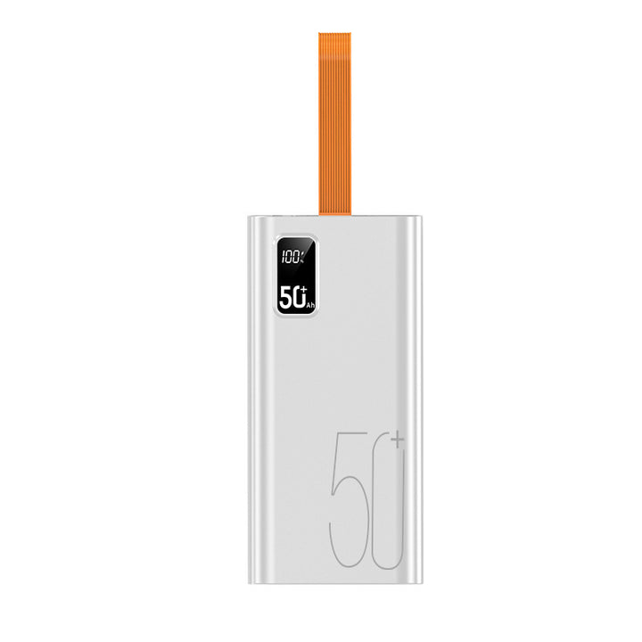 Portable Multi-Slot Power Bank with Digital Charging Status Indicator Bowlift