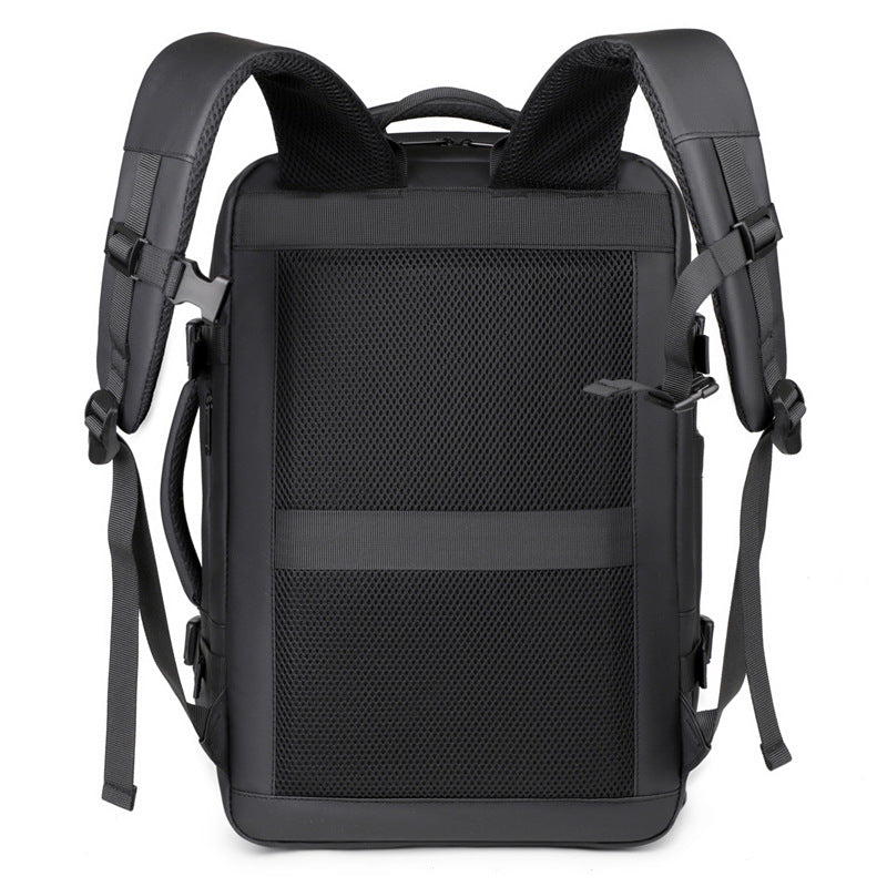 Functional Business Backpack with Expandable Storage and Ergonomic Straps Bowlift