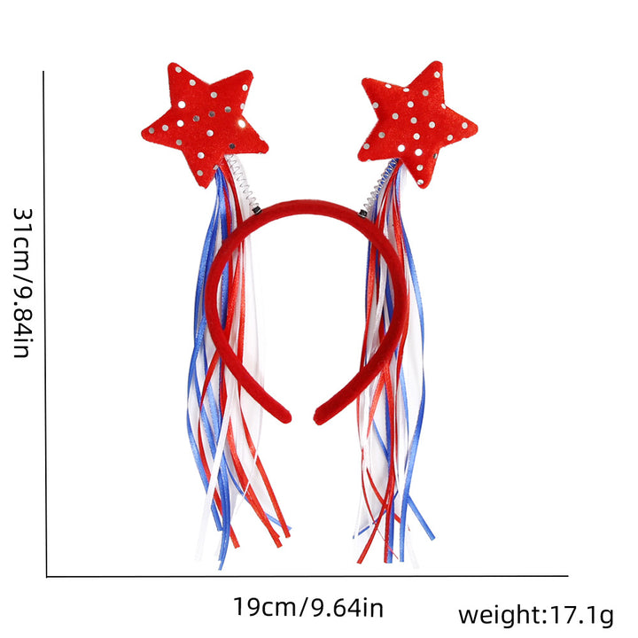 Unisex nan festive party headband with pompom and star island Bowlift