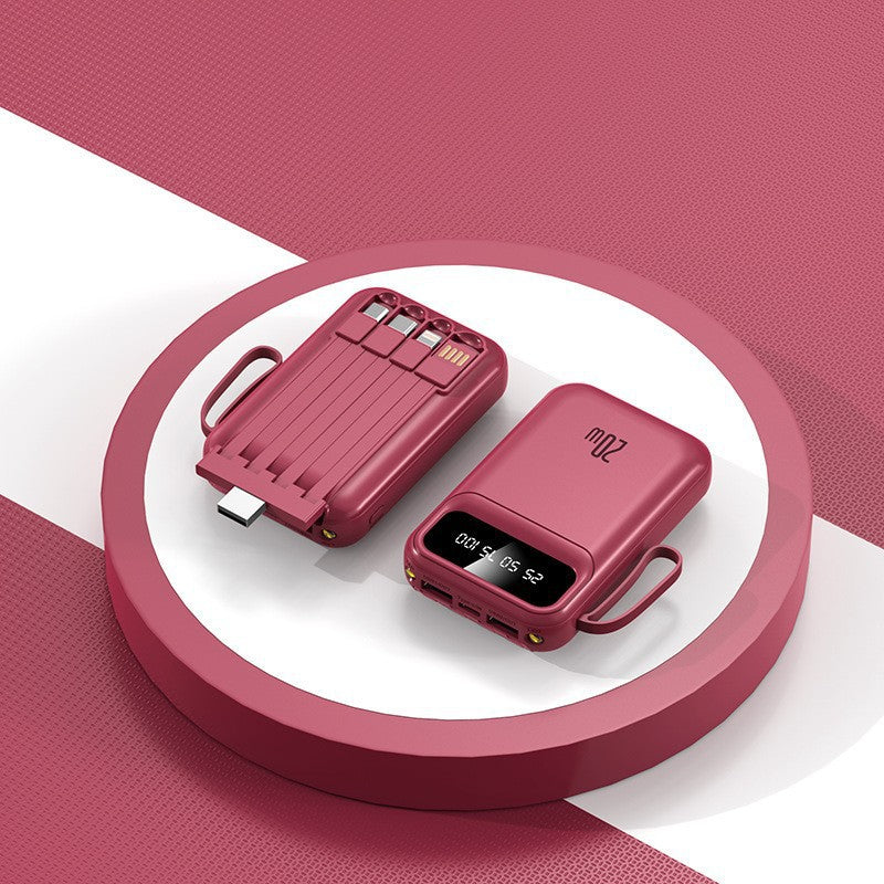 Portable power bank with intelligent fast charging technology and multifunctional design Bowlift