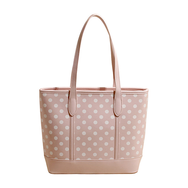 Polka Dot Print Casual Tote Bowlift