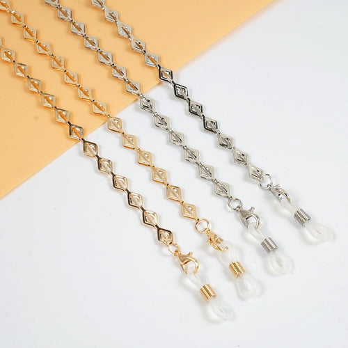 Decorative Diamond-Linked Eyewear Chain Bowlift