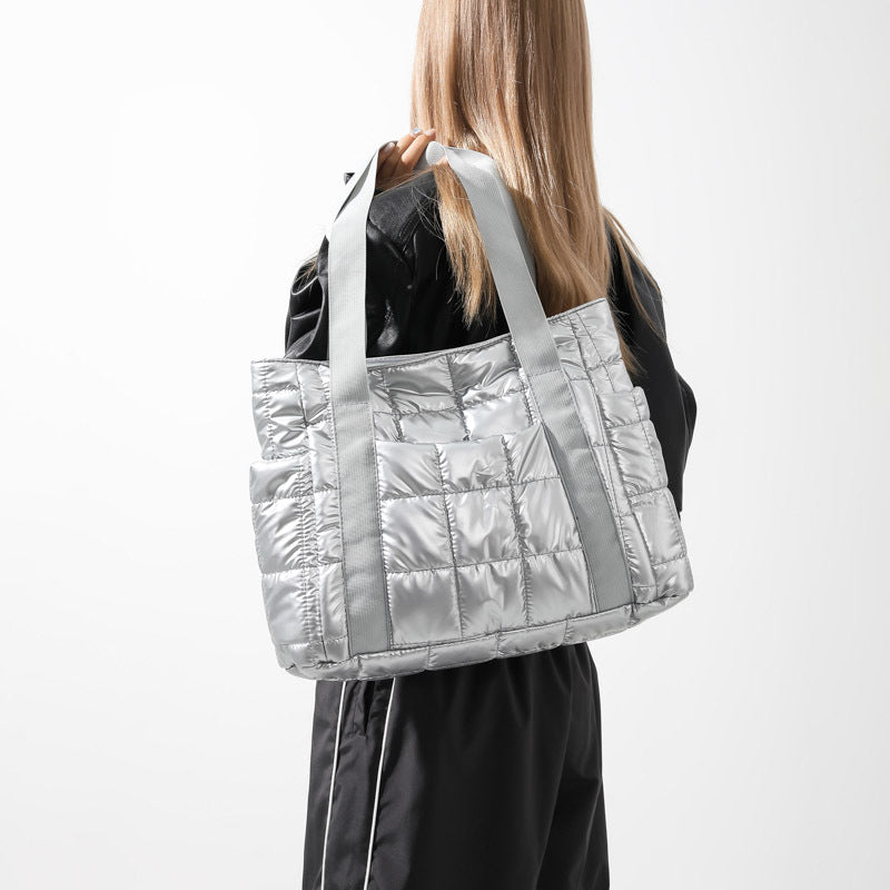 Stylish Puffer Tote Bag Bowlift