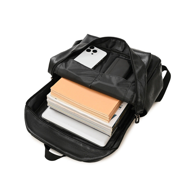 Executive Leather Backpack Bowlift