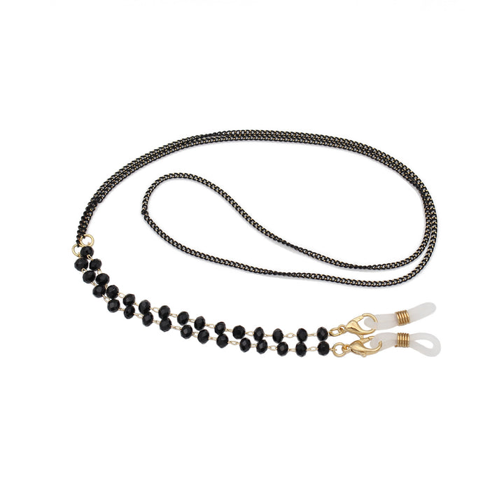 Elegant Pearl-Accented Eyewear Retainer Chain Bowlift