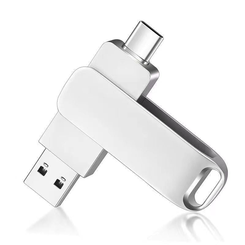 Dual-Connector USB Data Storage Drive Bowlift