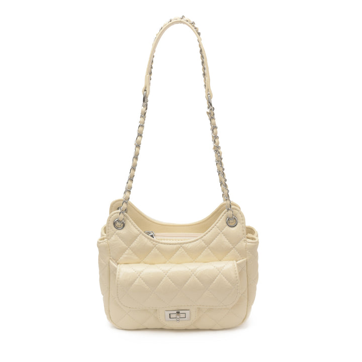 Quilted Evening Shoulder Bag Bowlift