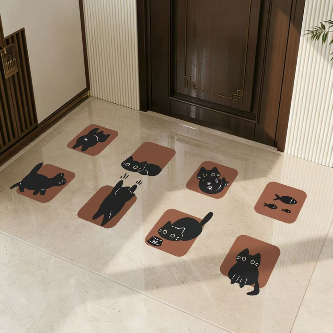 Playful Dinosaur-Themed Area Mat