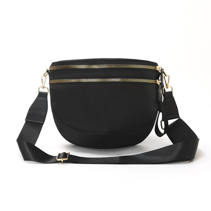 Shoulder bag with stylish check pattern and spacious compartment system Bowlift
