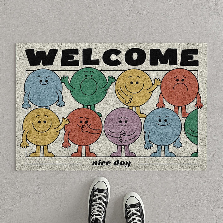 Artistic Welcome Floor Mat Bowlift
