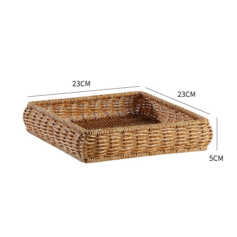 Handwoven Decorative Serving Tray Bowlift 1783754312