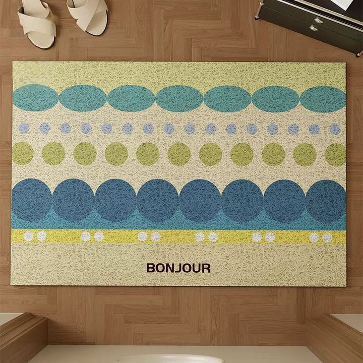 Colorful Polka Dot Doormat Bowlift