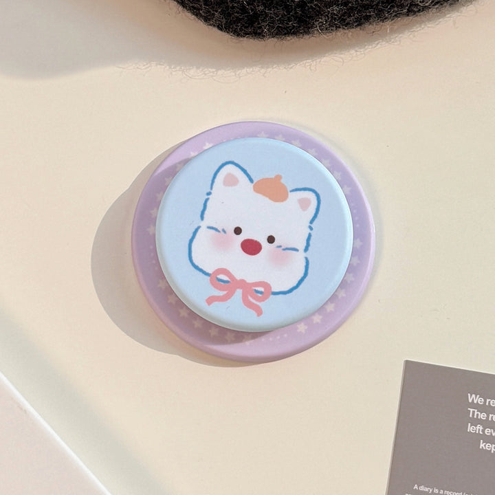 Decorative smartphone finger holder in dog design Bowlift