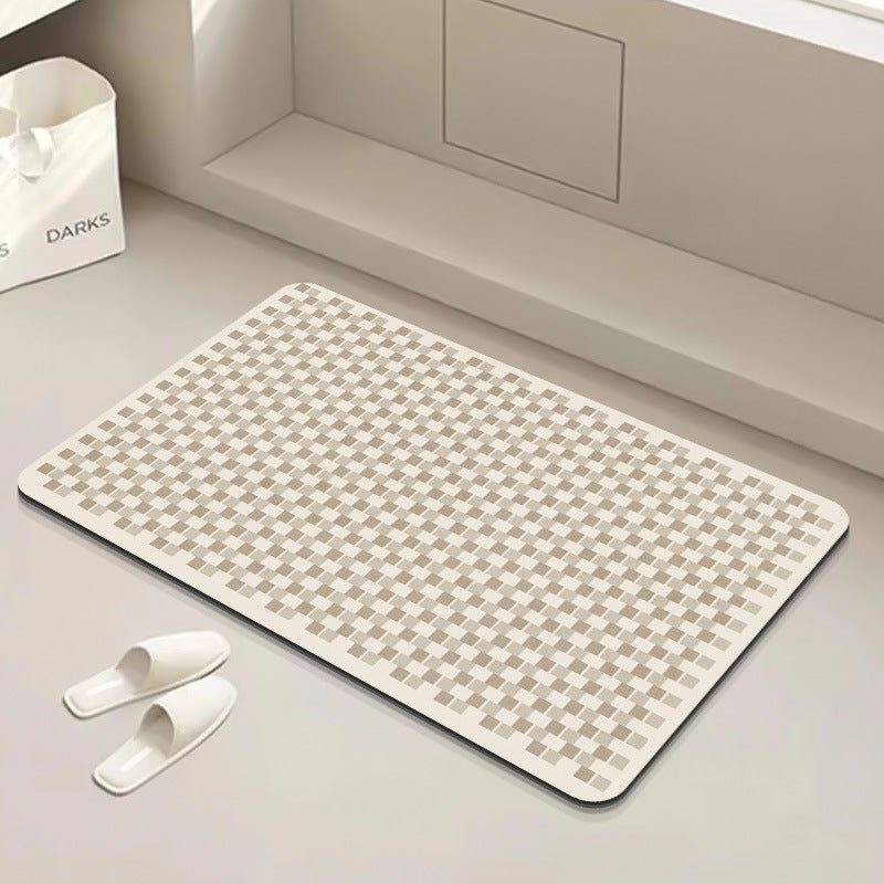 Modern Geometric Bath Mat Bowlift