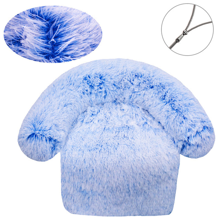 Plush Comfort Lounge Chair Dog Bed