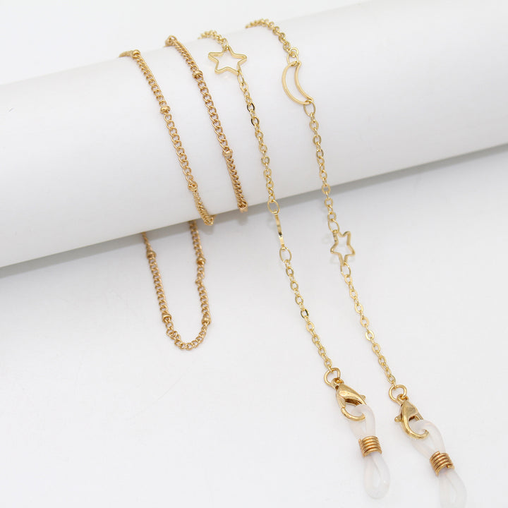 Elegant Star-Linked Eyewear Chain Bowlift