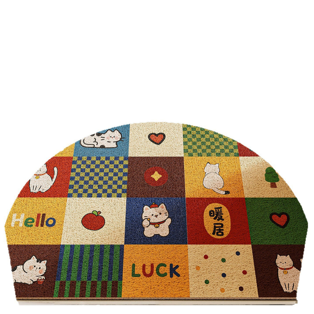Decorative Dog-Themed Area Mat Bowlift