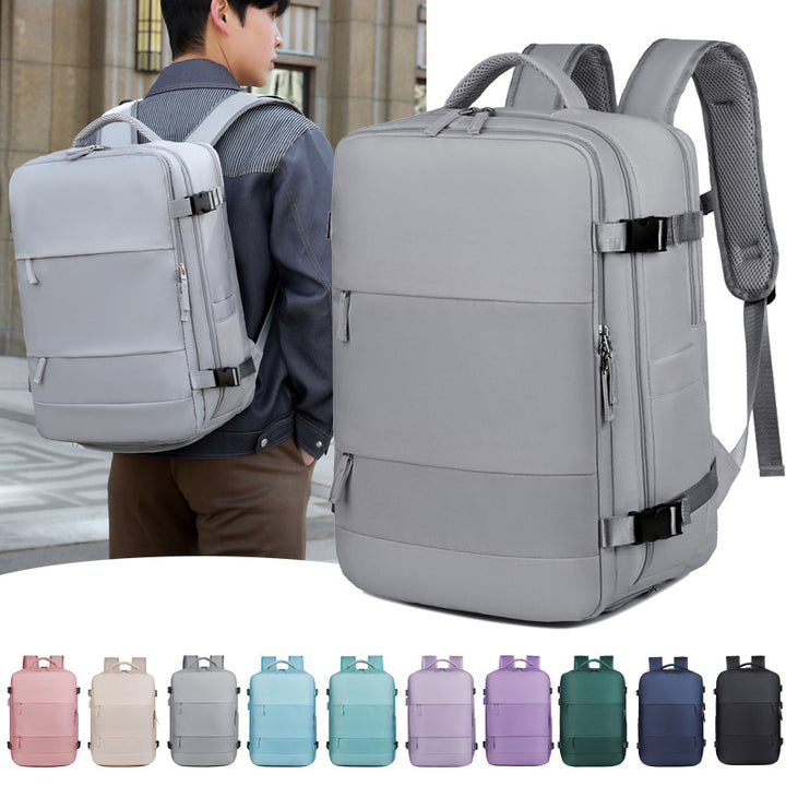Sleek Multi-Functional Travel Backpack Bowlift