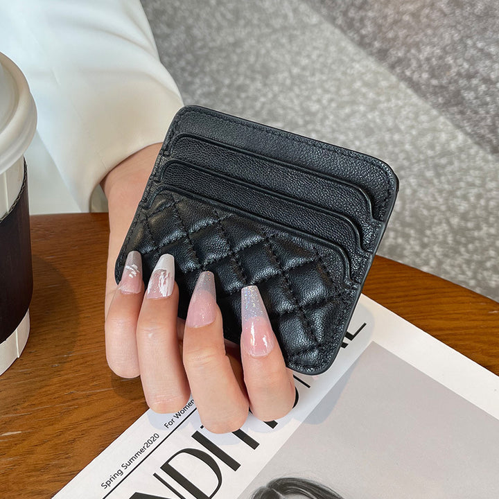 Quilted Leather Cardholder
