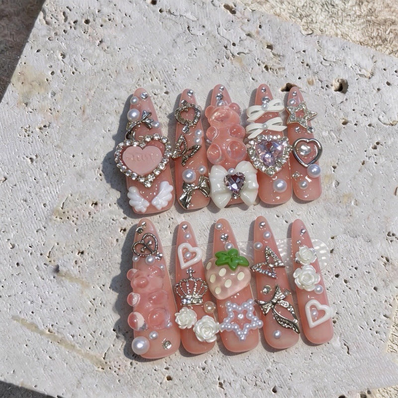 Decorative 3D Nail Art Tips