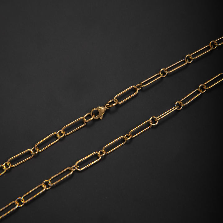 Elegant Open Link Chain Necklace Bowlift