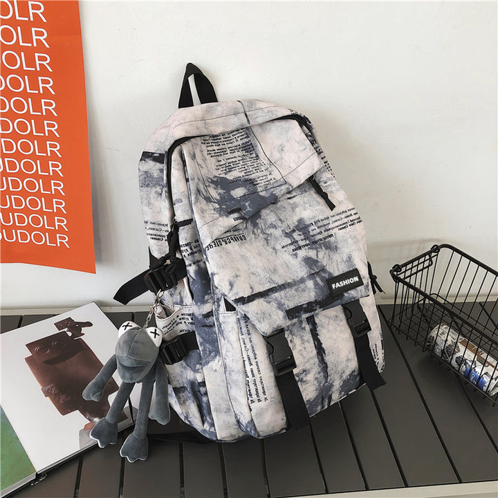 Urban Graphic Print Backpack Bowlift