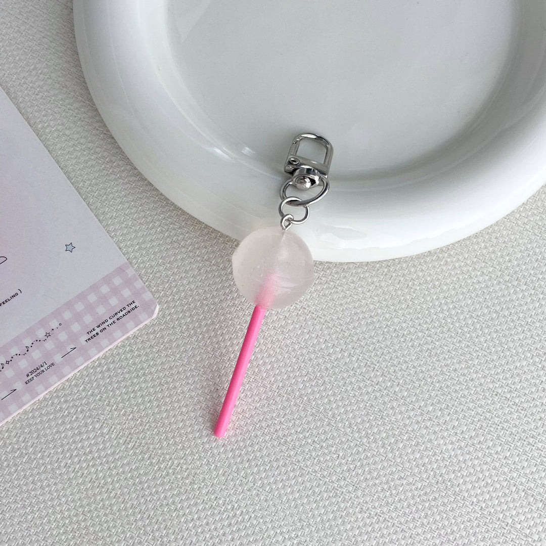 Lollipop-Inspired Charm Keychain Bowlift