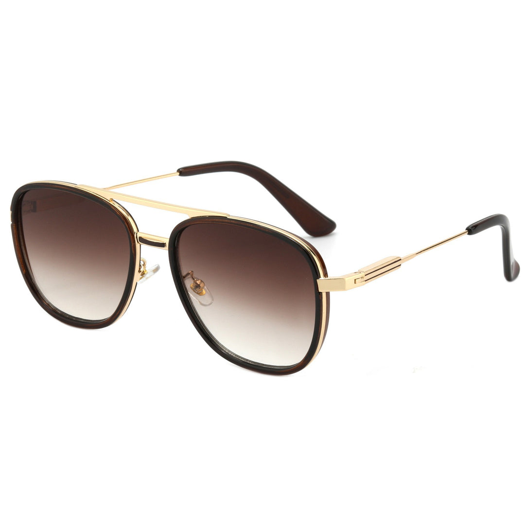 Ladies Elegant Pilot Sunglasses with High-Quality Lenses and Stylish Metal Frame Bowlift