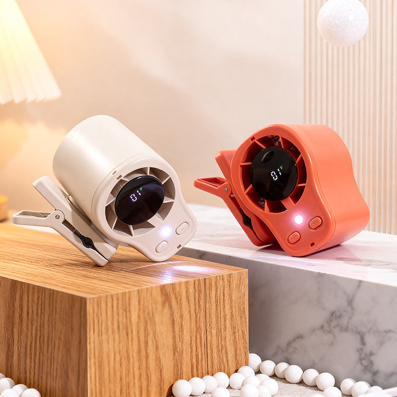 Women's Portable USB Mini Fan with Folding Clip Bowlift