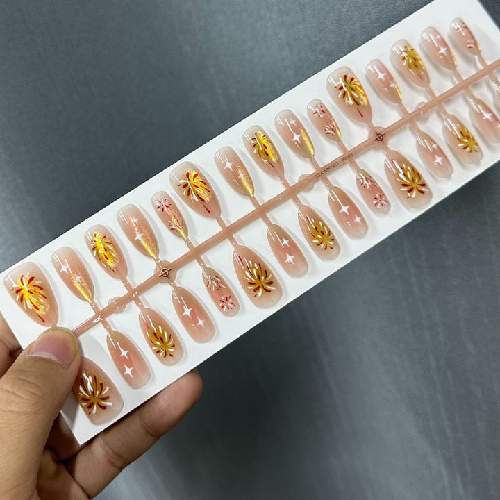 Artistic Ombre Press-On Nail Tips Set Bowlift