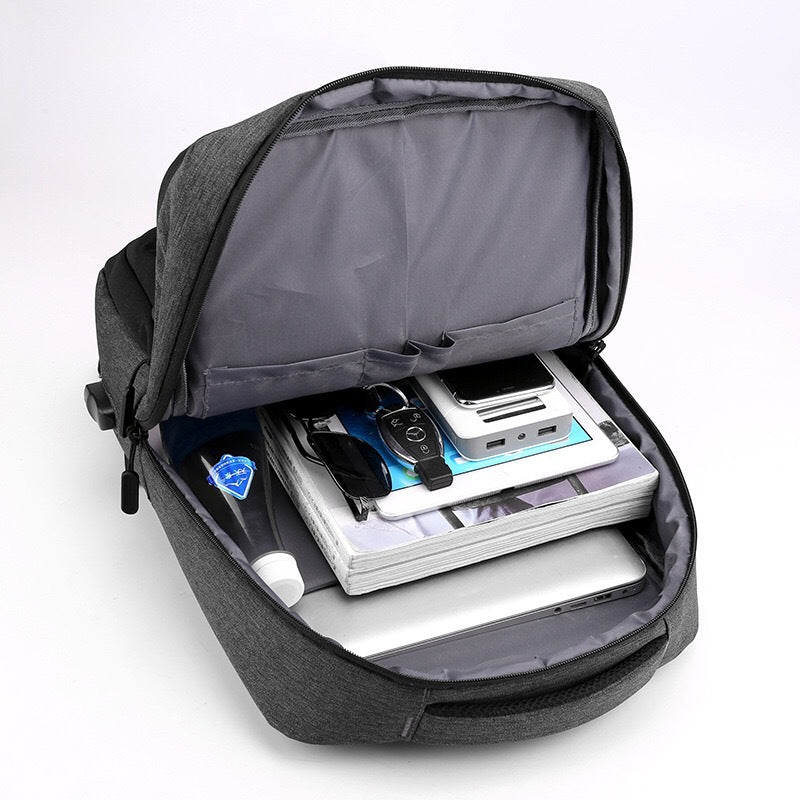 Modern business backpack with USB charging port Bowlift