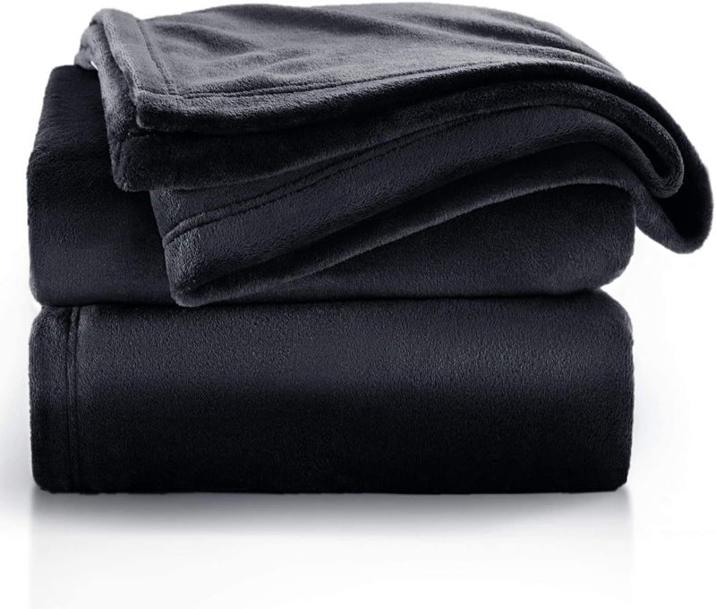 Ladies Cozy Plush Blanket with Reversible Design Bowlift