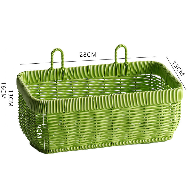 Handwoven Multi-Compartment Storage Basket Bowlift
