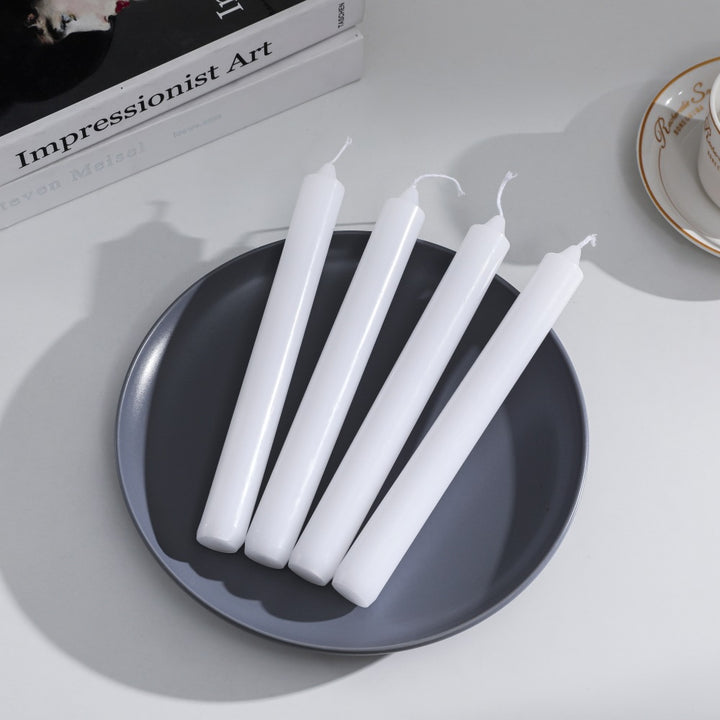 Pressed Crystal-Style Ribbed Glass Taper Candle Holder Bowlift