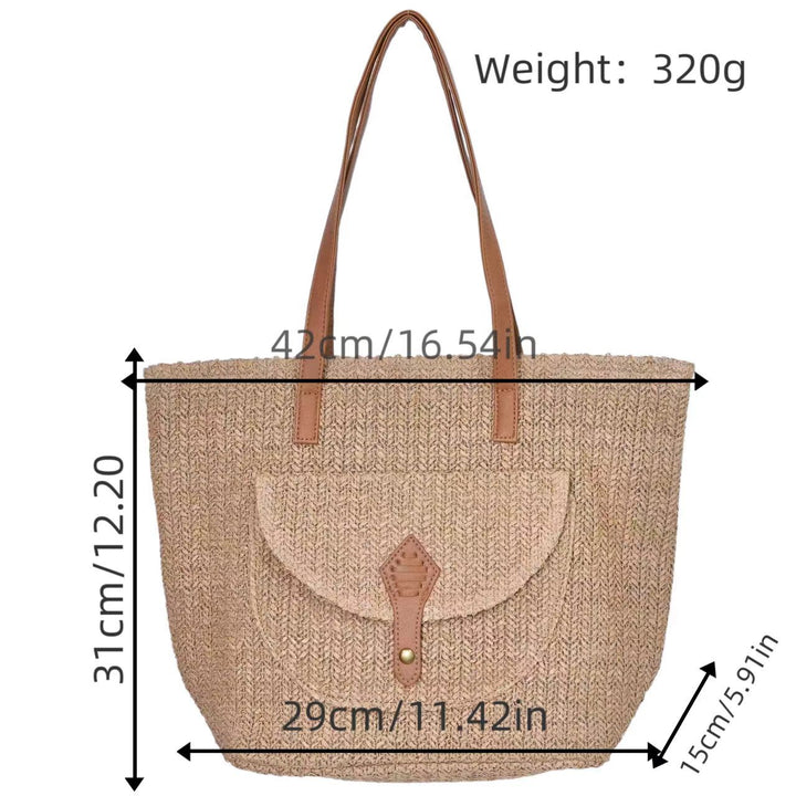Shopping bag with magnetic closure and reinforced carrying handles Bowlift