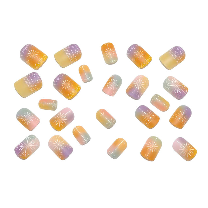 Nail art set in ombre style Bowlift