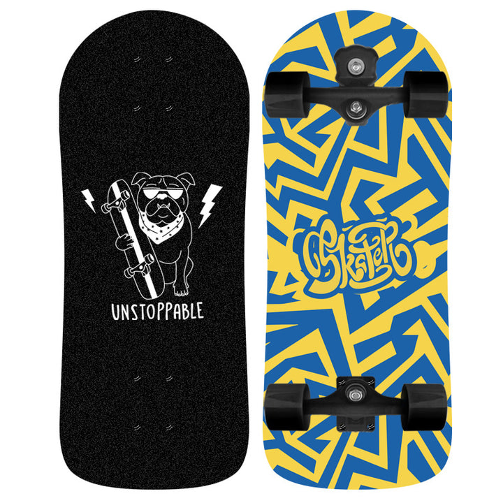 Unicorn-Themed Graphic Skateboard Bowlift