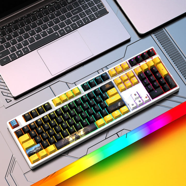 Custom Gaming Keyboard with RGB Backlighting Bowlift
