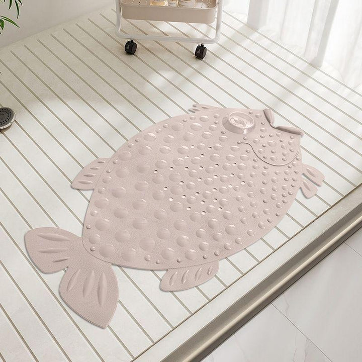 Cute Fish-Shaped Bath Mat Bowlift