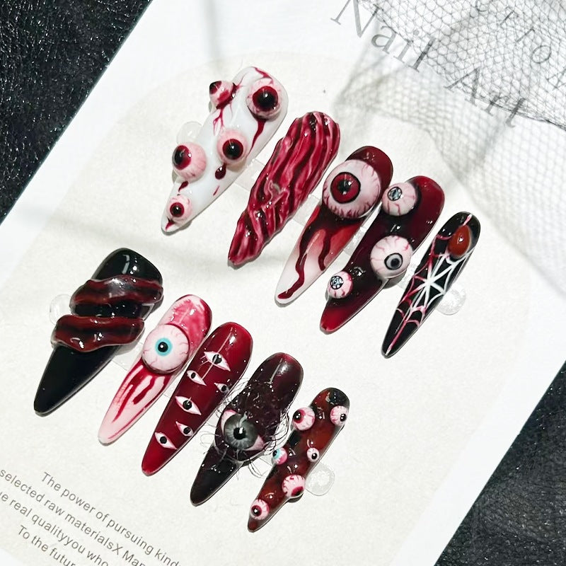 Creative Halloween Art Nail Set Bowlift