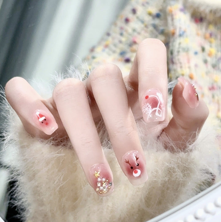 Fun Character-Themed Press-On Nail Art Bowlift