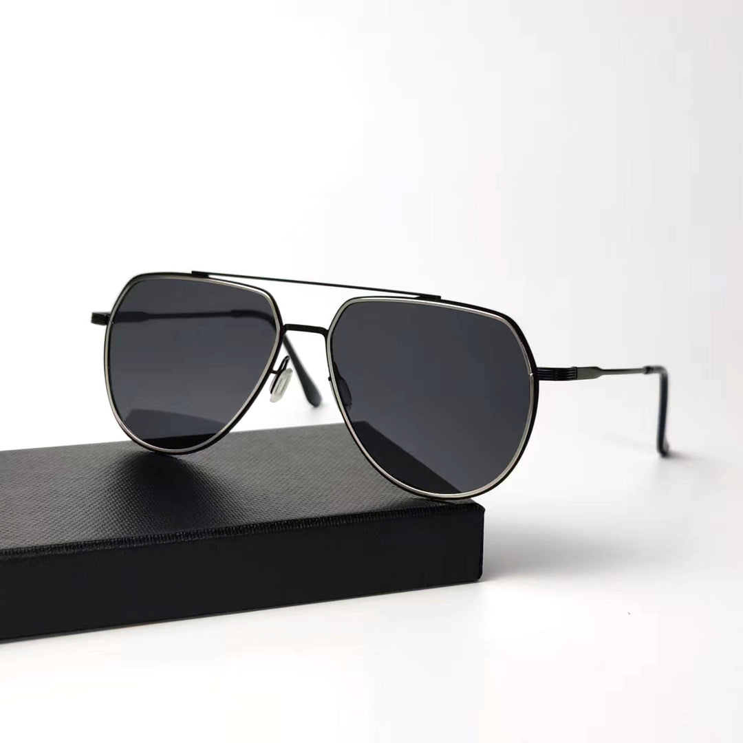 Men's elegant pilot sunglasses with polarizing lenses Bowlift