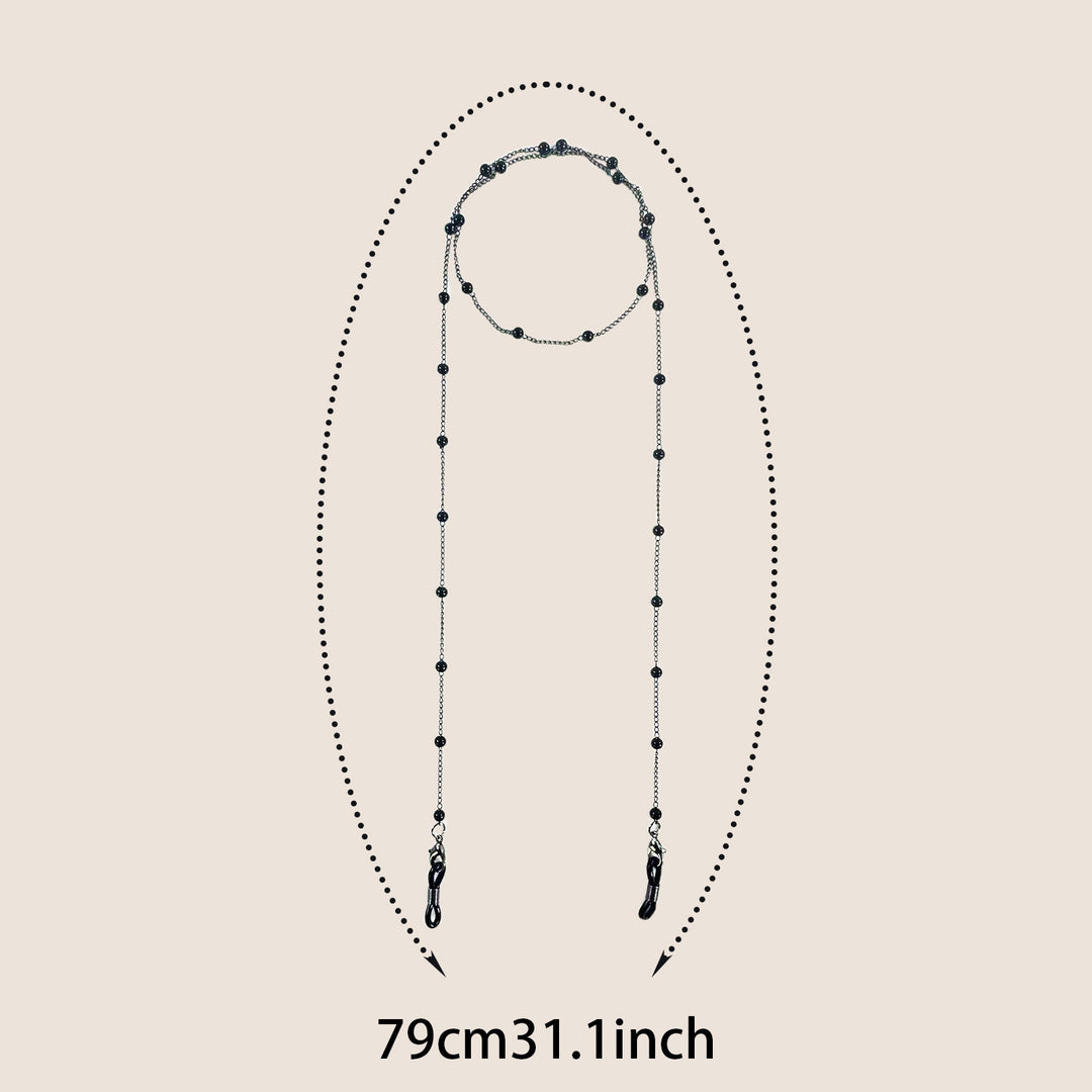 Beaded Chain Eyewear Retainer Bowlift