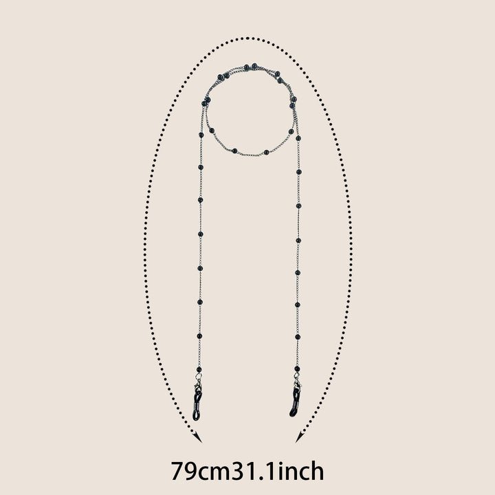 Beaded Chain Eyewear Retainer Bowlift
