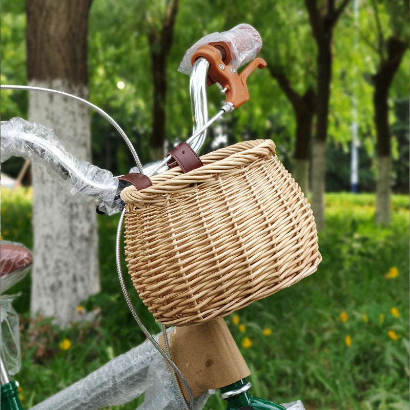 Woven Bicycle Storage Basket Bowlift